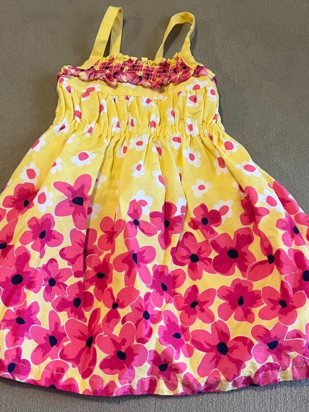Penelope Mack Girls Lining Dress Sleeveless Multicolor Size 12 Month Like New
